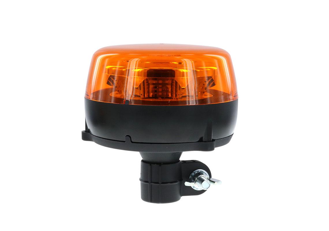 Gyrophare led ATLAS tige DIN lumière rotative ambre